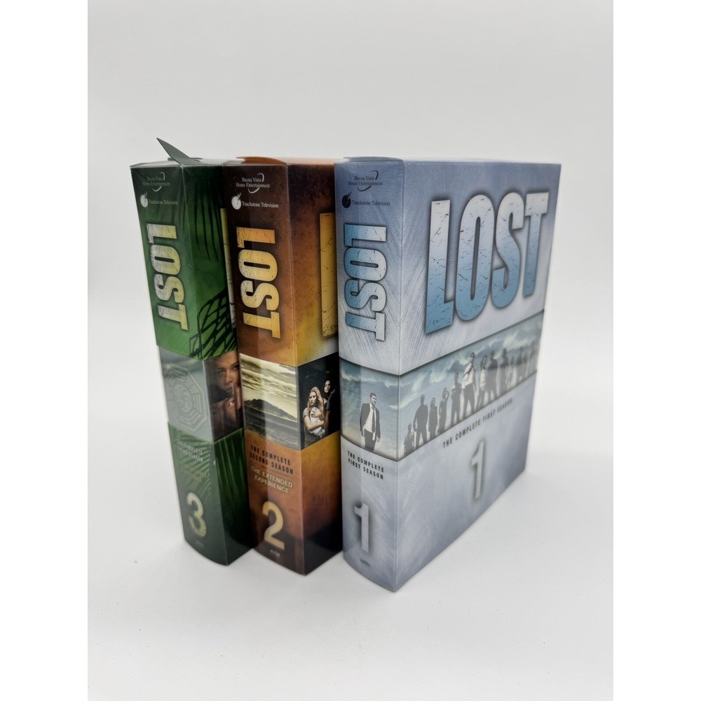 Lost Seasons 1-3 DVD Box Sets ABC TV Series Mystery Drama Good Condition